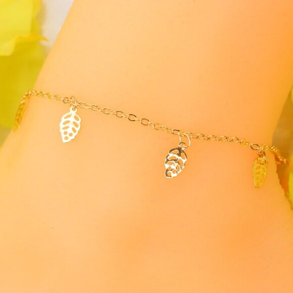 "Minimalist Anklet, Sleek & Modern Design, Women’s Fashion, YC110263-A - Picture 1 of 10